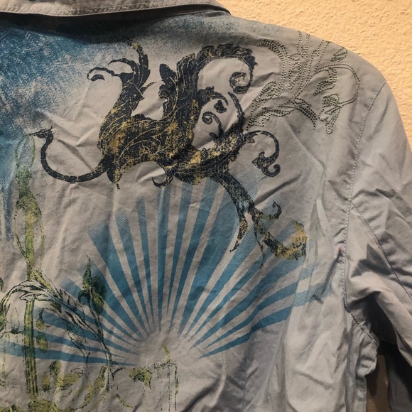 Embroidered button up - Picture 8 of 12